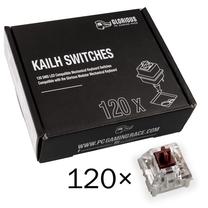 Klaviatūros dangtelis Glorious PC Gaming Race Kailh Speed Copper Switches | Linear & Silent (120 pcs), 0.08 kg, skaidri sp./ruda sp.