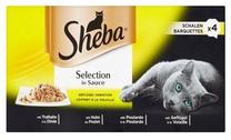Mitrā kaķu barība Sheba, 0.085 kg, 4 gab.