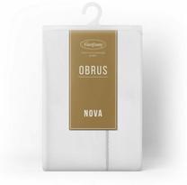 Staltiesė stačiakampė Dorita, balta/sidabro, 145 x 300 cm