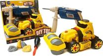 Строительная техника Trifox DIY Toy Twisting Vehicle 495141, желтый цв.