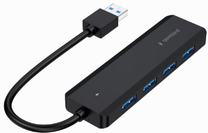 USB šakotuvas Gembird UHB-U3P4P-02, 15 cm