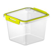 Pārtikas trauks Rotho 1126605070, 1.6 l, 16 cm x 15 cm, caurspīdīga krās./zaļa krās.