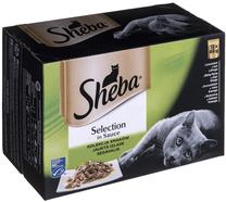 Mitrā kaķu barība Sheba Selection, zivs, 0.085 kg, 12 gab.
