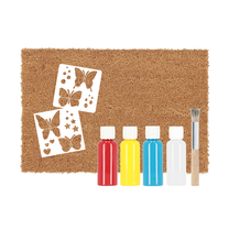 Durų kilimėlis piešimui 4IQ Butterfly Personalise Your Own Doormat, ruda sp.