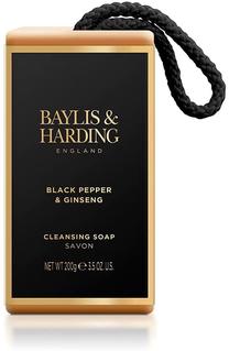 Muilas vyrams Baylis & Harding Black Pepper & Ginseng Soap on a Rope