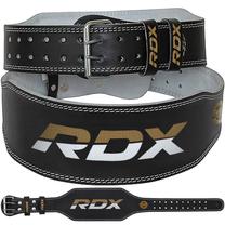 Sunkiosios atletikos diržas RDX WBS-6RB, aukso sp./juoda sp., XL
