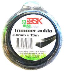 Nešiojamos žoliapjovės lynas Besk, 15 m x 3 mm