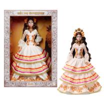 Кукла Mattel Barbie Signature Dia De Muertos, 30 см, белый цв.