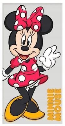 Vaikiškas rankšluostis Minnie Mouse RDC-399, juodas/rožinis/pilkas, 140 cm x 70 cm
