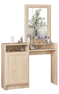 Kosmetinis staliukas Mebel Service Sonata, ąžuolo sp., 147.5 cm x 38.5 cm x 90 cm