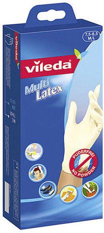 Cimdi Vileda Multi Latex 10+2, balta krās., M/L, 12 gab.