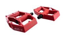 Pedalas Cube Acid Flat C2-CC, plastikas, raudona sp.