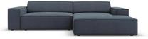 Kampinė sofa Micadoni Home Jodie MIC_RC_M_78_F1_JODIE3, mėlyna sp., dešininė, 224 x 166 cm x 70 cm