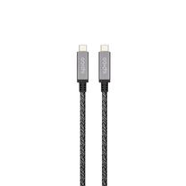 Laidas Epico Thunderbolt 100W, USB-C, 150 cm, pilka sp., 100 W