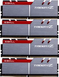 Operatyvioji atmintis (RAM) G.SKILL Trident Z Silver/Red F4-4000C18Q-32GTZ, DDR4, 32 GB, 4000 MHz