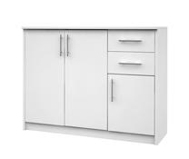 Batų spintelė Idzczak Meble 10, balta sp., 110 cm x 35 cm x 111 cm