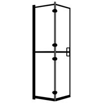 Dušo latakas VLX Folding Shower 150818, 80 cm