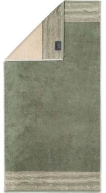 Vonios rankšluostis Cawo Two Tone 590 34, žalia sp., 150 cm x 80 cm