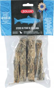 Лакомство для собак Zolux Cod Skin Sticks, треска, 0.07 кг