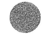 Stalo padėkliukas 4Living Alma, 35 cm x 35 cm, Juoda sp.