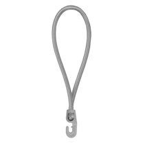 Tvirtinimo guma su rutuliuku Bradas Bungee Hook, 40 cm, guma, pilka sp., 25 vnt.