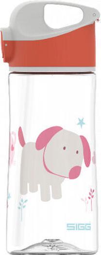Vaikiška gertuvė Sigg Miracle Puppy Friend, 450 ml, 1 m., 7 cm, plastikas, skaidri sp./oranžinė sp.