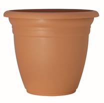 Gėlių vazonas Domoletti TE000024-100, plastikinis, Ø 24 cm, ruda sp.