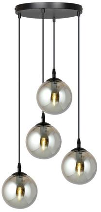 Lampa karināms Emibig Cosmo Premium 4 712/4PREM, E14, 4 x 10 W, grafīta krās. / melna krās., 15 x 15 cm