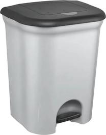 Šiukšliadėžė Keeeper 0611536160, pilka sp., 22 l, 46 cm x 37.5 cm