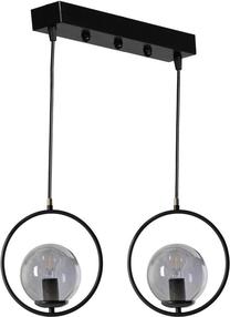 Valgusti rippuv Opviq Ring 2 846STL2842, E27, 1 x 60 W, hall v. / must v.