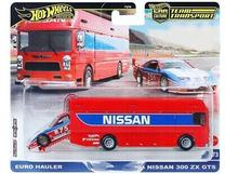 Наборы автомобилей Mattel Hot Wheels Team Transport HRV44, 1:64, синий цв./красный цв.