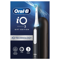 Elektriskā zobu birste Oral-B iO Series 3 + Travel Case, melna krās.