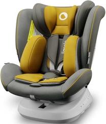 Automobilinė kėdutė Lionelo Bastiaan One, geltona sp./pilka sp., 0 - 36 kg