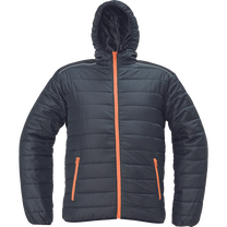 Darba jaka vīriešu Cerva Max Vivo Light, melna krās./oranža krās., 4XL izmērs