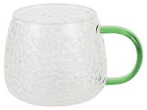 Puodelis Parma THK-098149, skaidri sp./žalia sp., 0.380 l