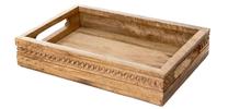 Padėklas Homla Hamsa AW23 852843, 20 cm x 6 cm, 30 cm, Ruda sp.