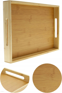 Padėklas MPLCo Bamboo 24501390, 38 cm x 4 cm, 25 cm, Rusva sp.