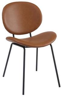 Valgomojo kėdė Bari 558553, ruda sp./juoda sp., 55 cm x 49.5 cm x 80 cm