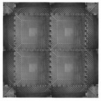 Grīdas segums trenažieriem inSPORTline, 140 cm x 140 cm x 0.6 cm, 16 gab.