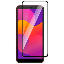 Telefono apsauginis stiklas Fusion for Huawei Y5P / Honor 9S Black, 9H