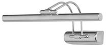Šviestuvas sieninis Opviq Flüt 8768-1, LED, 3000 °K, 1 x 9 W, nėra gaubto / sidabro sp.