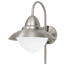 Õue seinavalgusti Eglo Sidney, 60W, E27, IP44, roostevaba teras v.