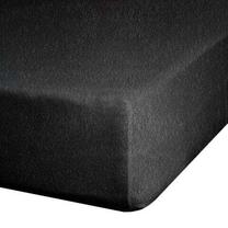 Paklodė Design 91 Frotte, juoda sp., 120 x 200 cm, su guma