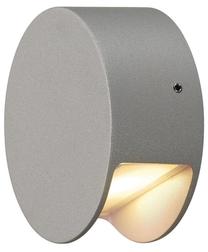 Õue seinavalgusti SLV Pema, 3.8W, LED, IP55, hall v., 9 cm x 9 cm