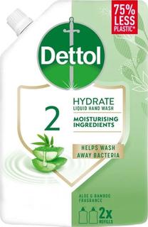 Skystas muilas, papildymas su glicerinu Dettol Hydrate, alavijas, 500 ml