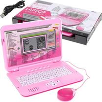 Interaktīva rotaļlieta NoboKids Laptop 61905-DM459388, 29 cm, angļu, poļu, rozā krās.