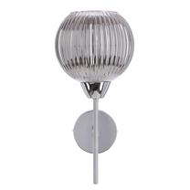Šviestuvas sieninis Candellux Lighting Cesar, E27, 1 x 40 W, sidabro sp. / sidabro sp., 15 x 13.5 cm