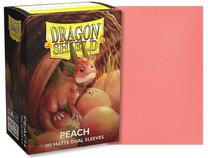 Žaidimo kortelių dėklas Dragon Shield Standard Matte Dual Sleeves, persikinė sp.