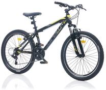 Dviratis kalnų Corelli Felix 3.1, 27.5 ", 20" rėmas, juoda sp./geltona sp./pilka sp.