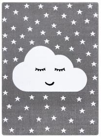 Ковер комнатные Hakano Tinies Cloud, белый цв./серый цв., 190 см x 140 см